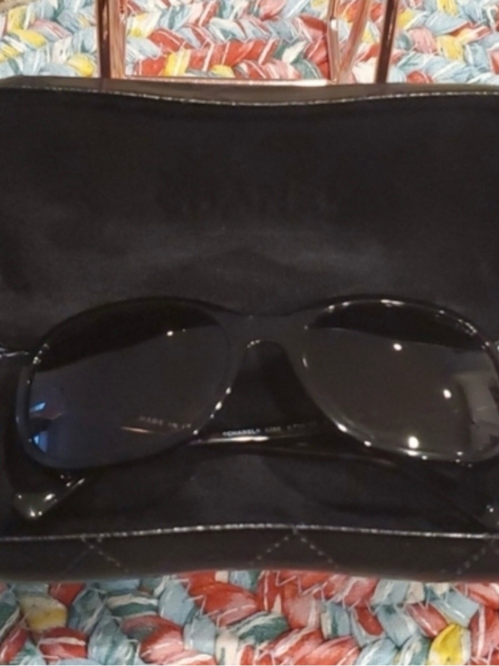 CHANEL Tortoiseshell Oval Sunglasses with Brown Gradient Lenses - Picture 4 of 5